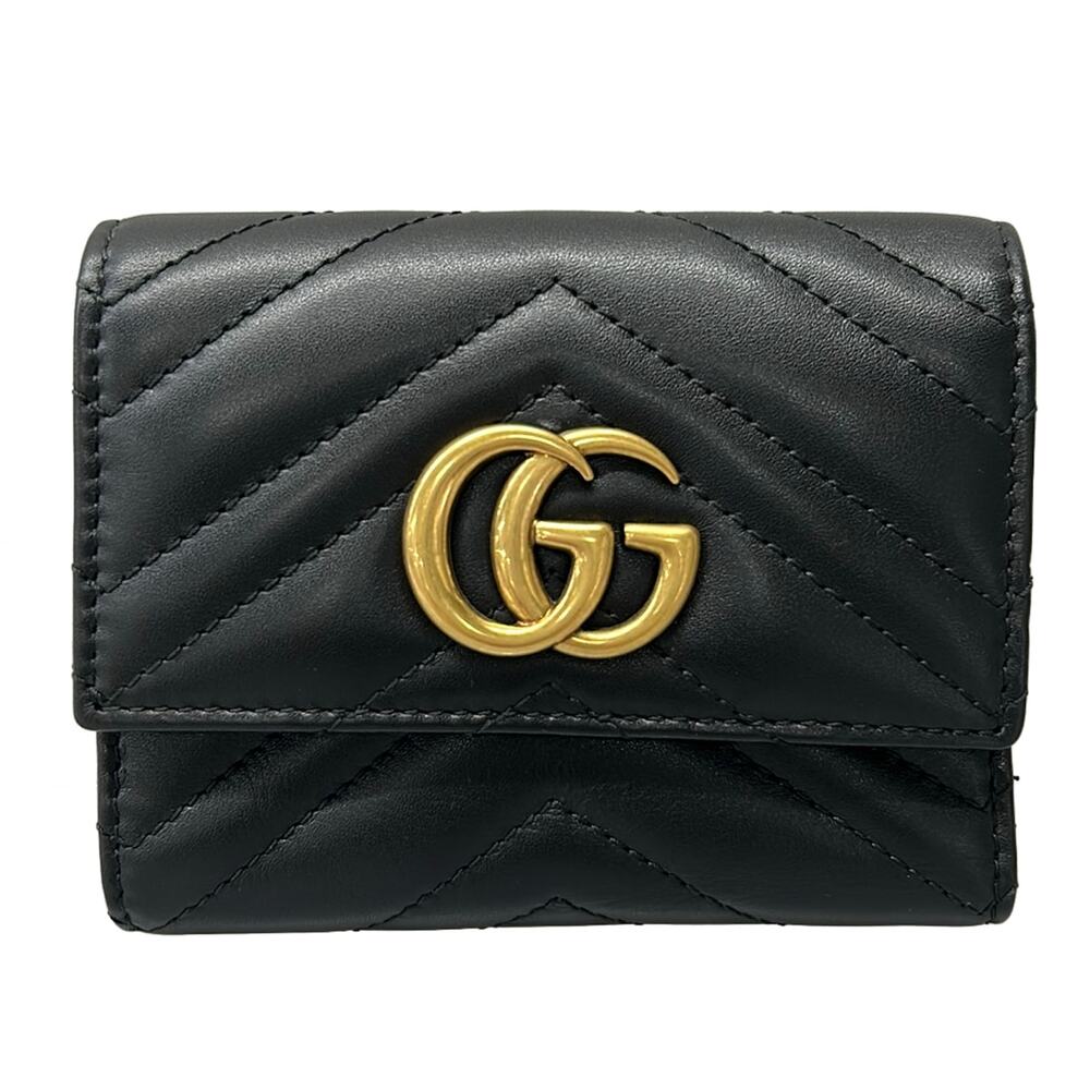 Gucci GG Marmont Trifold Wallet 474802
